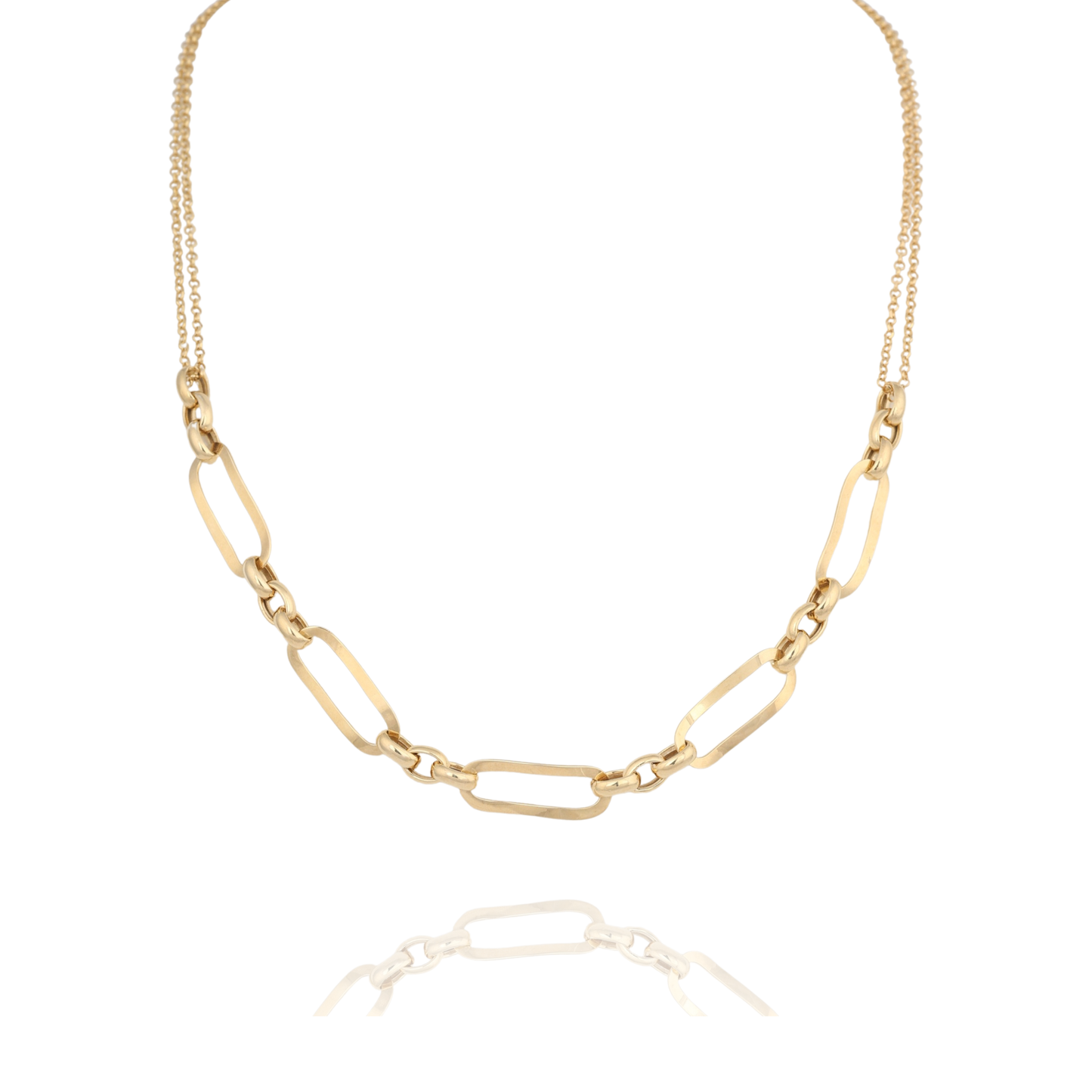 Golden Link Elegance Necklace