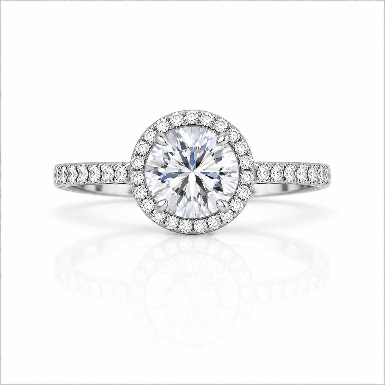 Celeste Halo Ring