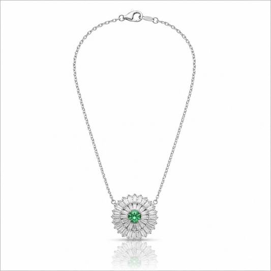 Emerald Bloom Necklace