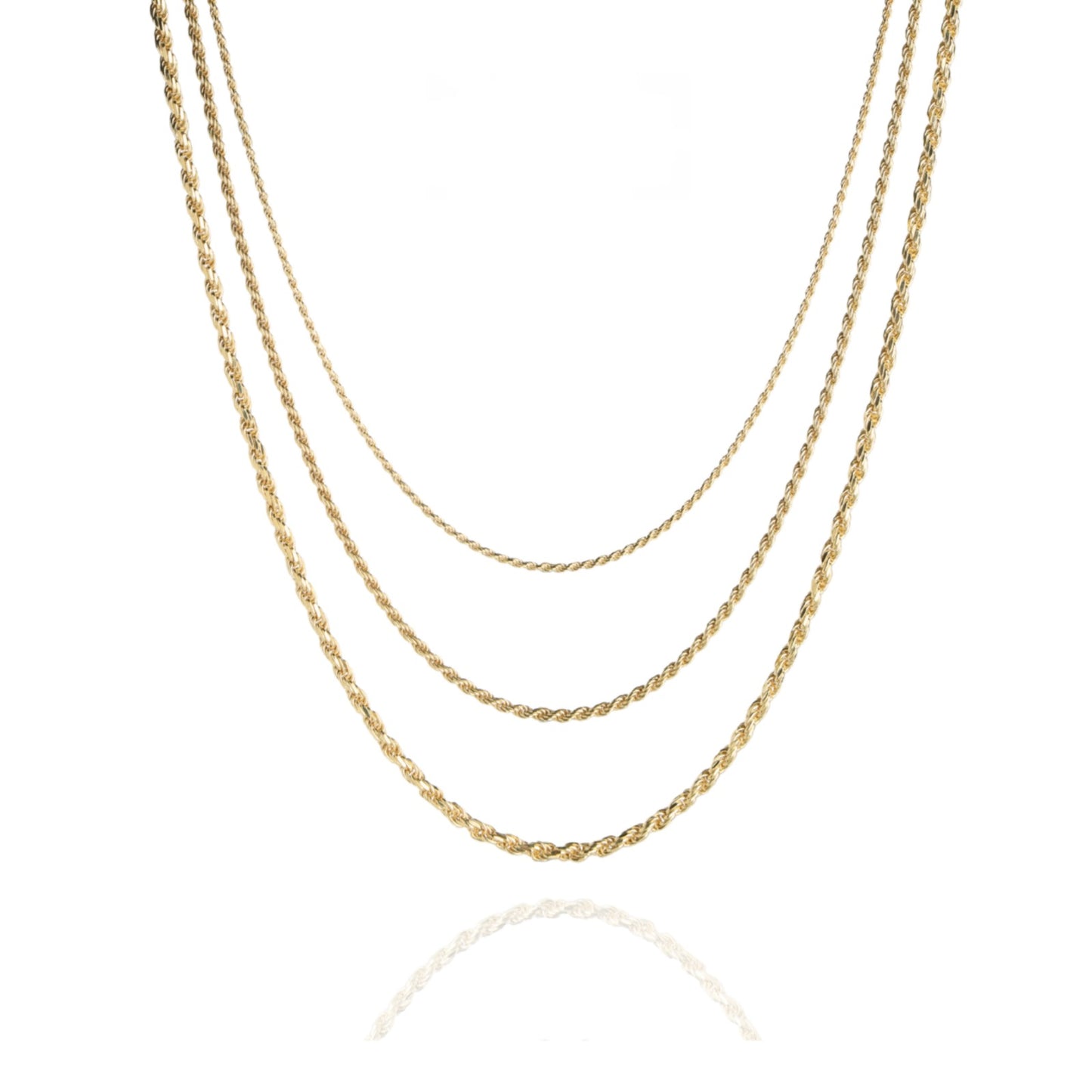 Layered Rope Chain Necklace