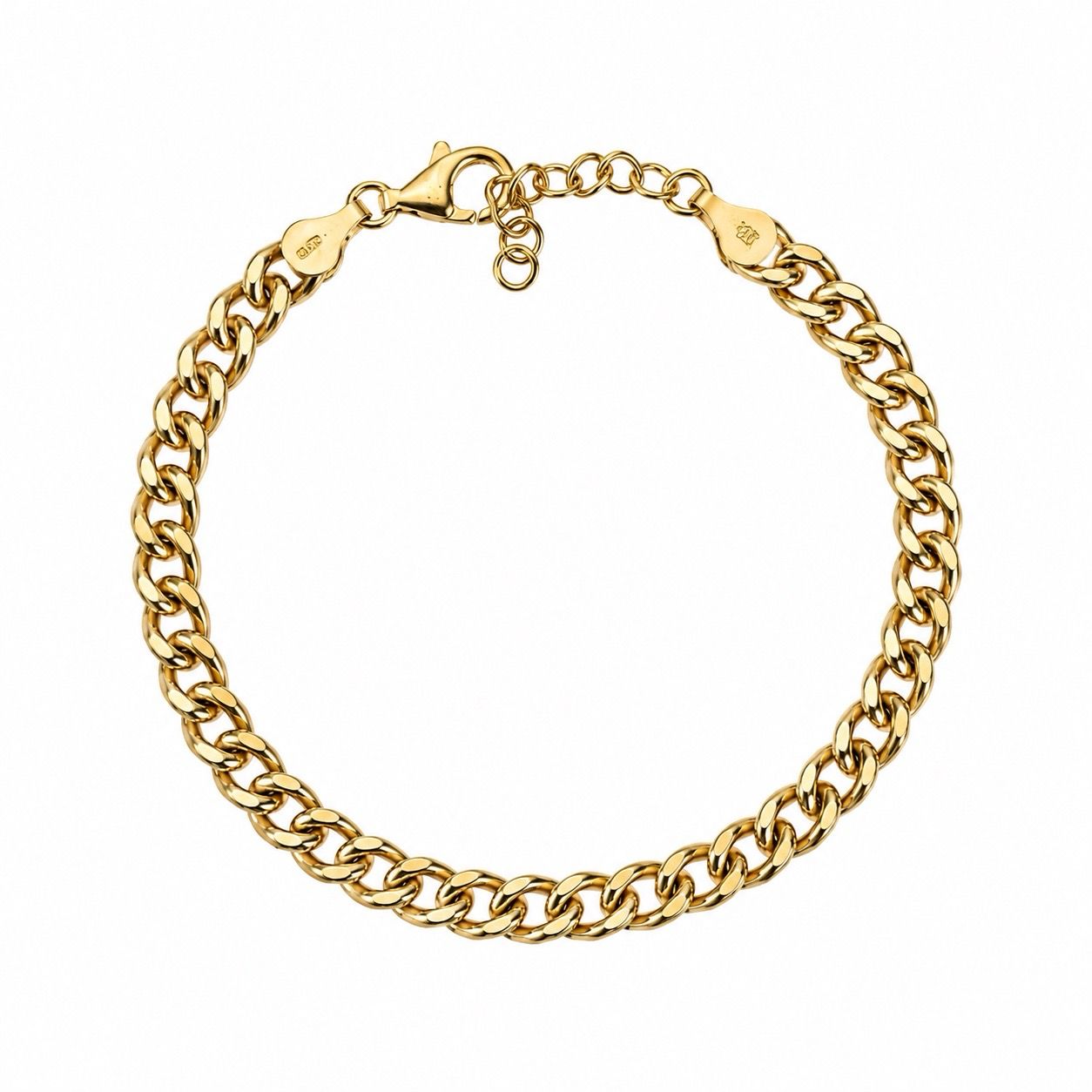 Golden Cuban Link Bracelet